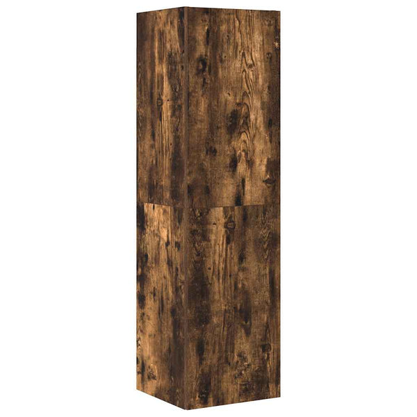 4-tlg. TV-Schrank-Set Räuchereiche Holzwerkstoff