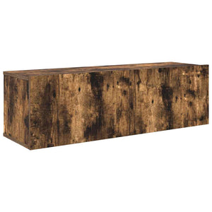 4-tlg. TV-Schrank-Set Räuchereiche Holzwerkstoff