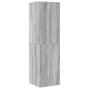 4-tlg. TV-Schrank-Set Grau Sonoma Holzwerkstoff