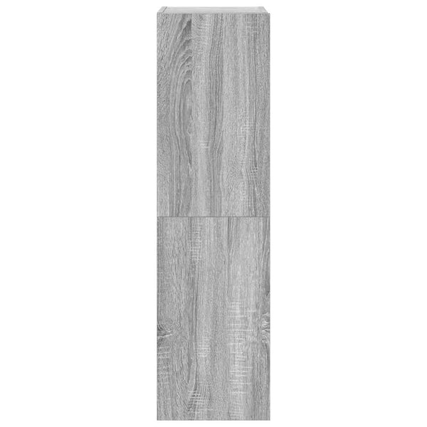 4-tlg. TV-Schrank-Set Grau Sonoma Holzwerkstoff