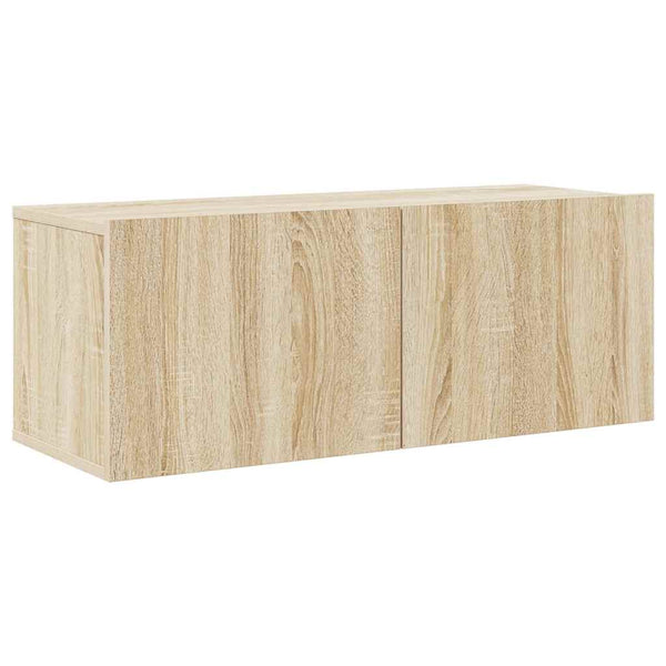 4-tlg. TV-Schrank-Set Sonoma-Eiche Holzwerkstoff