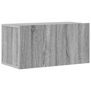 4-tlg. TV-Schrank-Set Grau Sonoma Holzwerkstoff