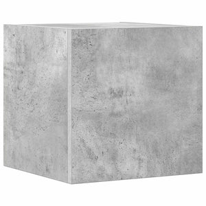 4-tlg. TV-Schrank-Set Betongrau Holzwerkstoff