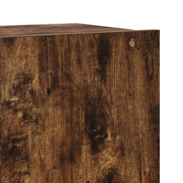 4-tlg. TV-Schrank-Set Räuchereiche Holzwerkstoff