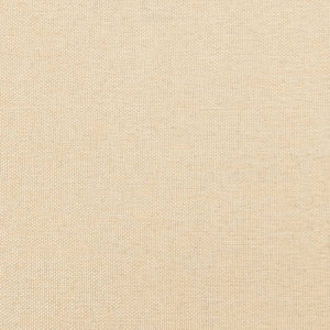 Esszimmerstühle Creme Stoff/Kunstleder 2er Set