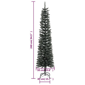 Schlanker künstlicher Weihnachtsbaum 240cm