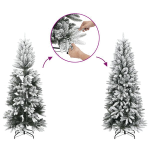 Beschneiter künstlicher Weihnachtsbaum, 180 cm