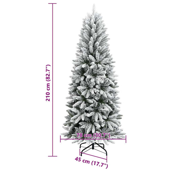 Beschneiter künstlicher Weihnachtsbaum 210cm