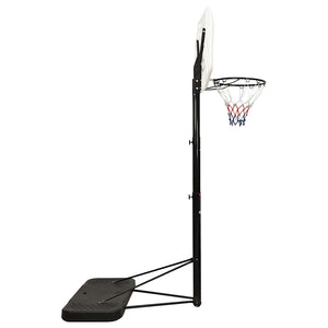Verstellbarer Basketballständer Weiß 258-363 cm
