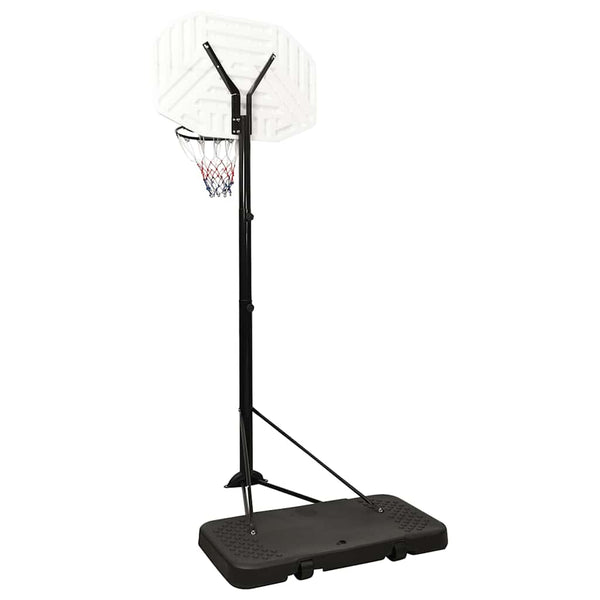 Verstellbarer Basketballständer Weiß 258-363 cm