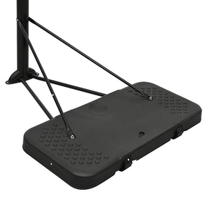 Verstellbarer Basketballständer 258-363cm Schwarz