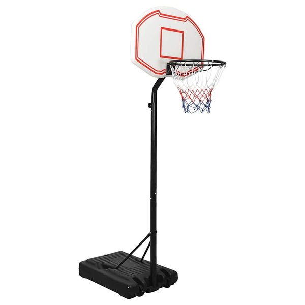 Verstellbarer Basketballständer Weiß 237-307cm