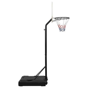 Verstellbarer Basketballständer Weiß 237-307cm
