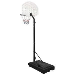 Verstellbarer Basketballständer Weiß 237-307cm