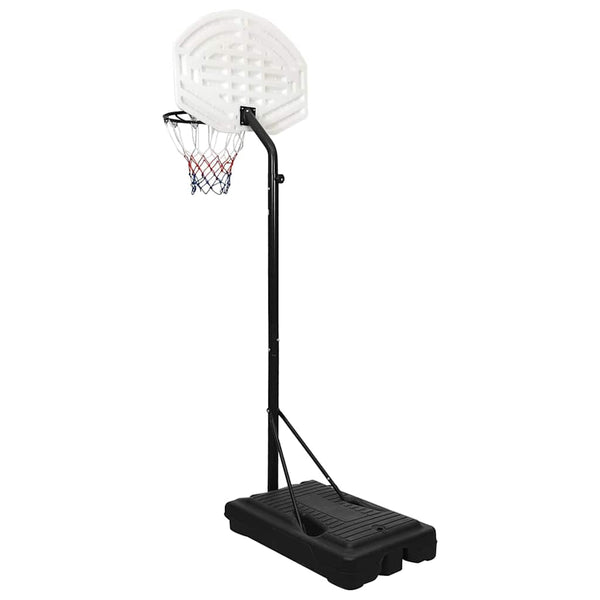 Verstellbarer Basketballständer Weiß 237-307cm