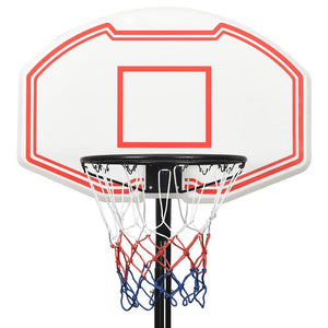 Verstellbarer Basketballständer Weiß 237-307cm
