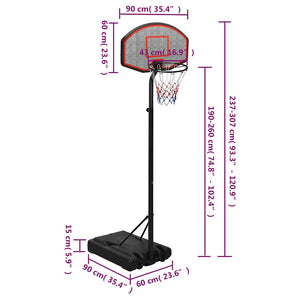 Verstellbarer Basketballständer 237-307cm