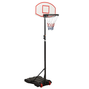 Verstellbarer Basketballständer 216-250cm Weiß