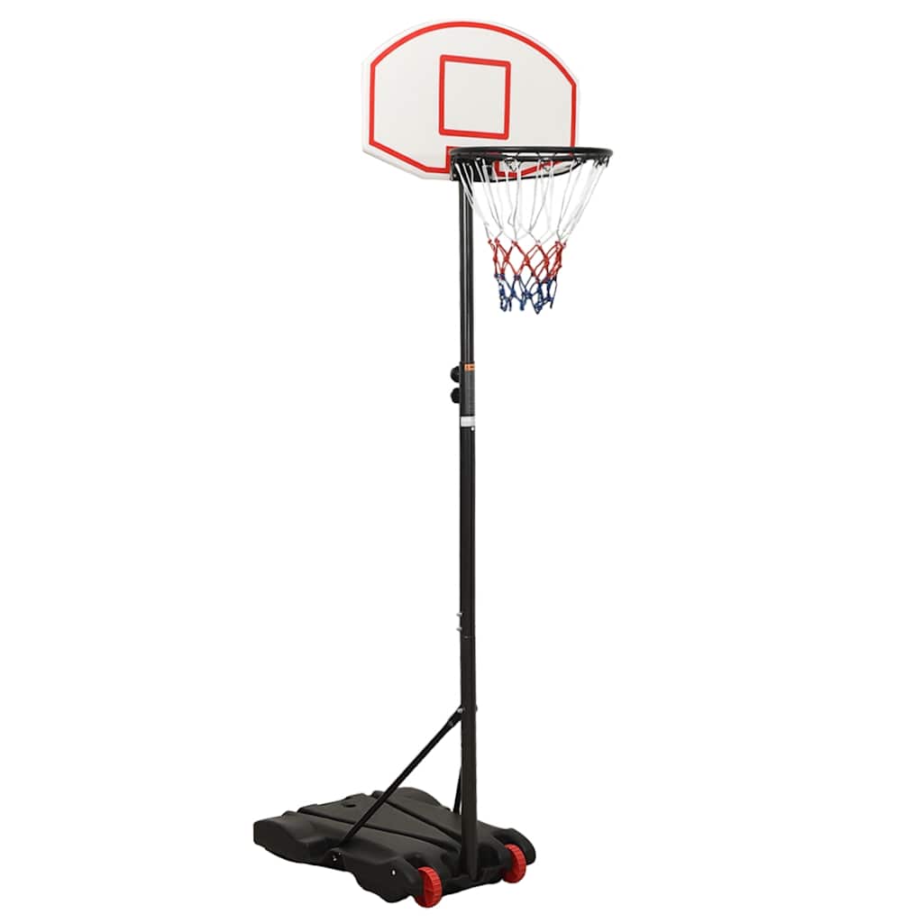 Verstellbarer Basketballständer 216-250cm Weiß