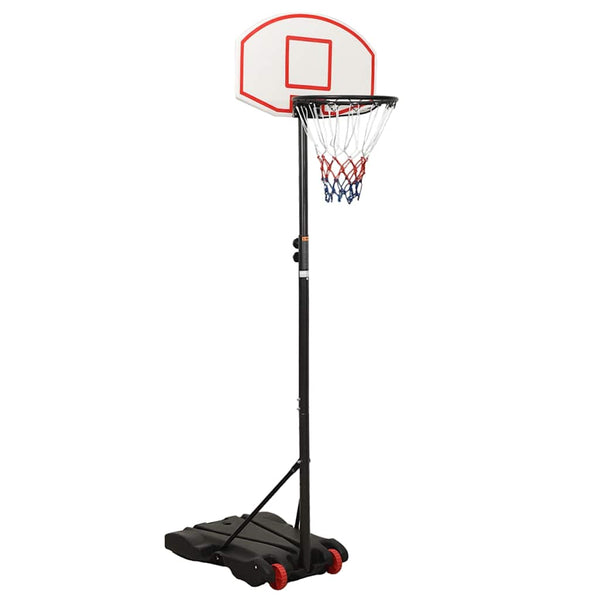 Verstellbarer Basketballständer 216-250cm Weiß