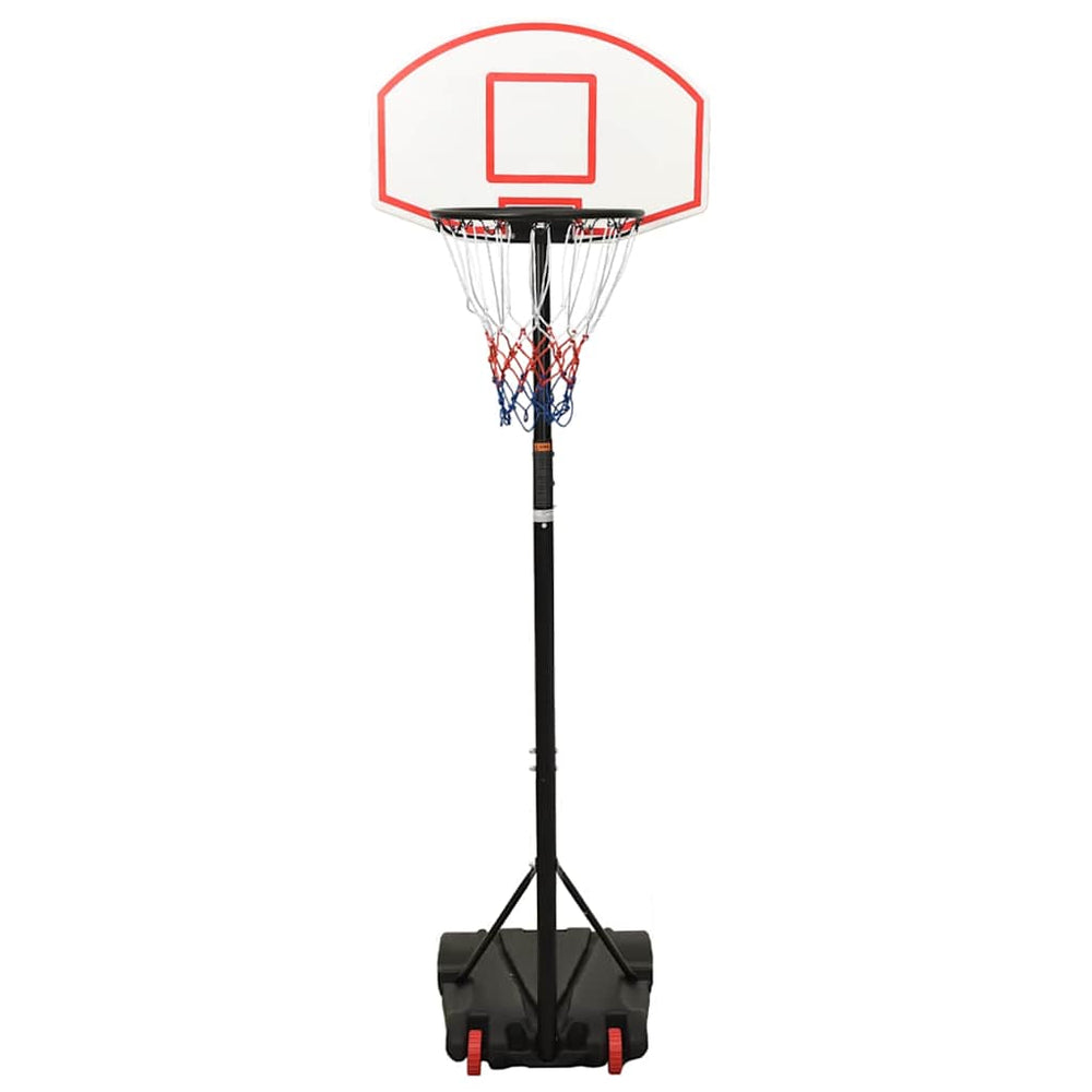 Verstellbarer Basketballständer 216-250cm Weiß