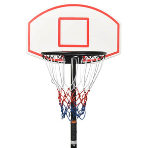 Verstellbarer Basketballständer 216-250cm Weiß