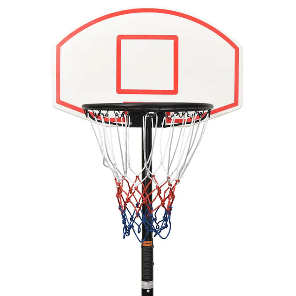 Verstellbarer Basketballständer 216-250cm Weiß