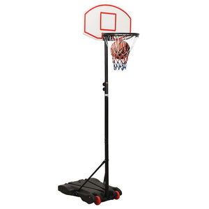Verstellbarer Basketballständer 216-250cm Weiß
