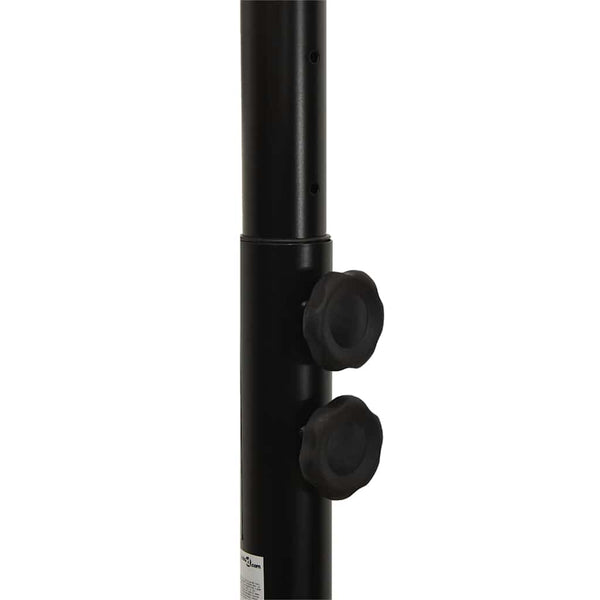 Verstellbarer Basketballständer 216-250cm Schwarz