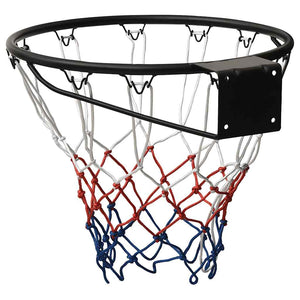 Schwarzer Basketballkorb aus Stahl, 45 cm
