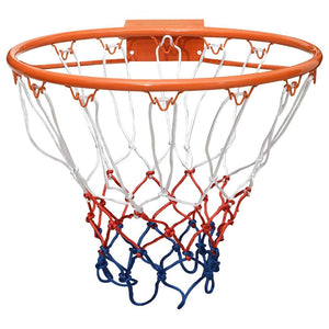 vidaXL Panier de basketball orange 39 cm acier