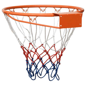 vidaXL Panier de basketball orange 39 cm acier