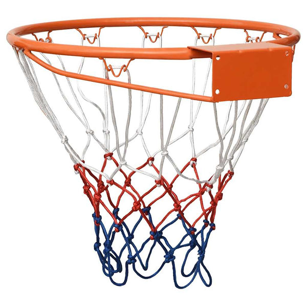 vidaXL Panier de basketball orange 39 cm acier