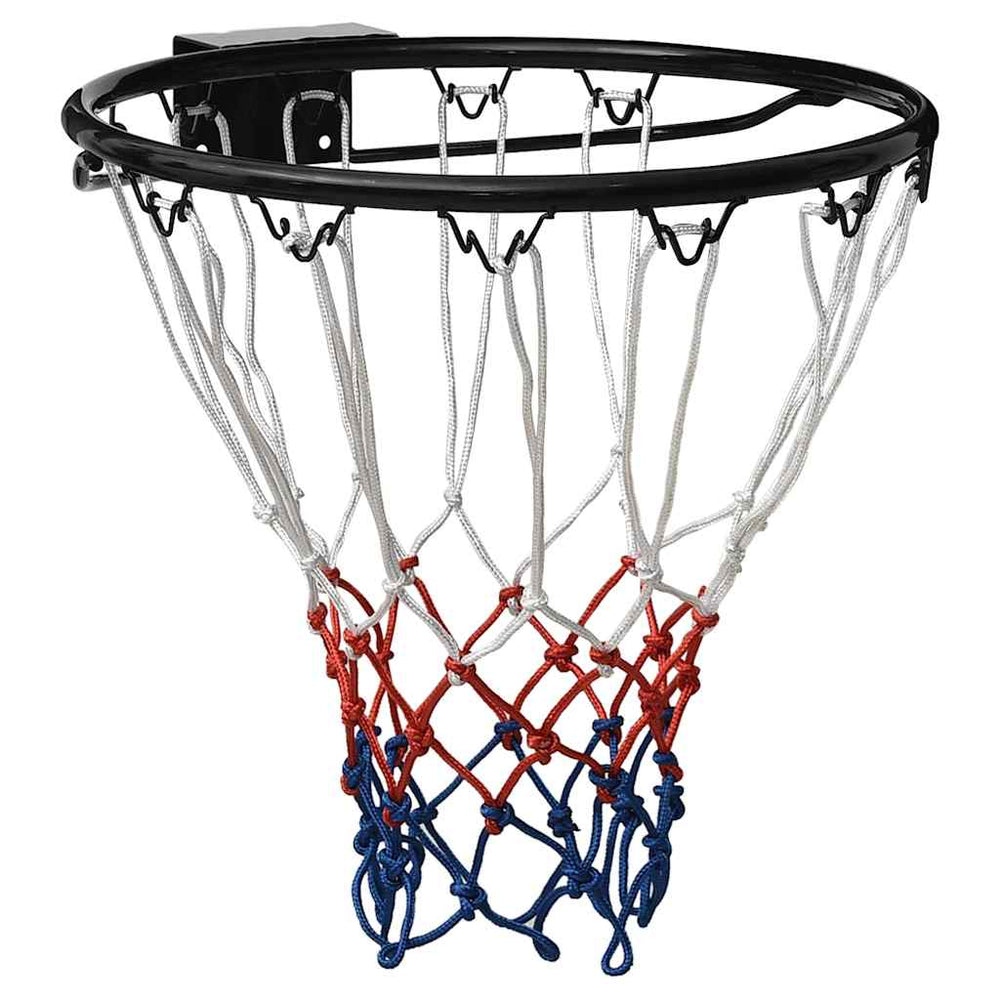 vidaXL Panier de basketball Noir 39 cm Acier
