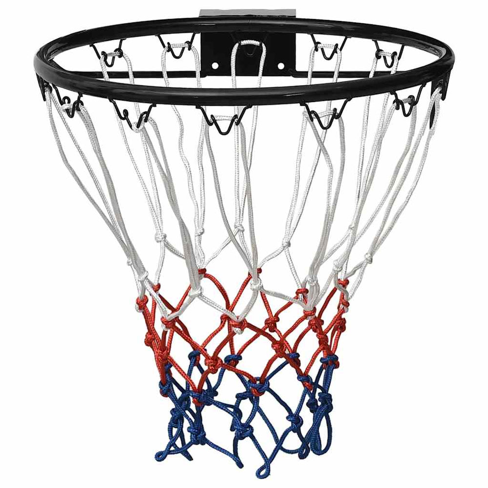 vidaXL Panier de basketball Noir 39 cm Acier