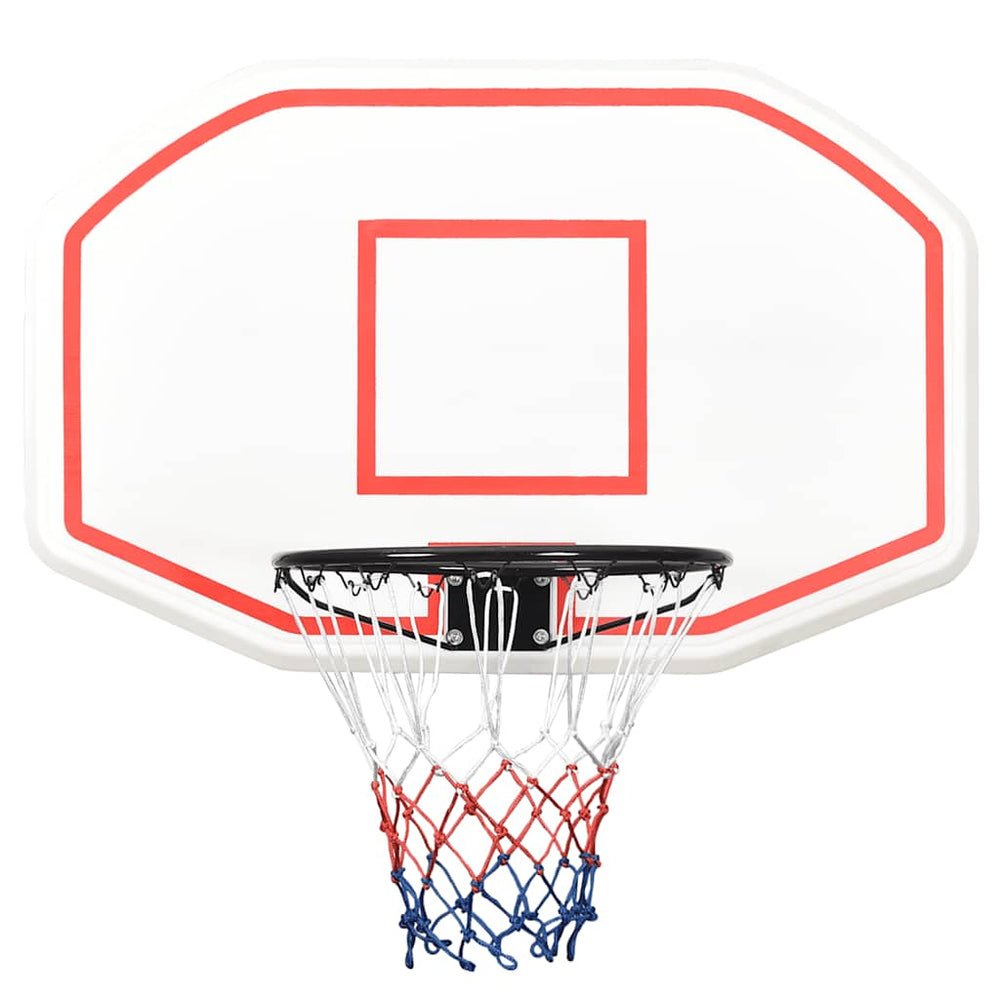 vidaXL Panier de basket Blanc 109x71x3 cm Polyéthylène