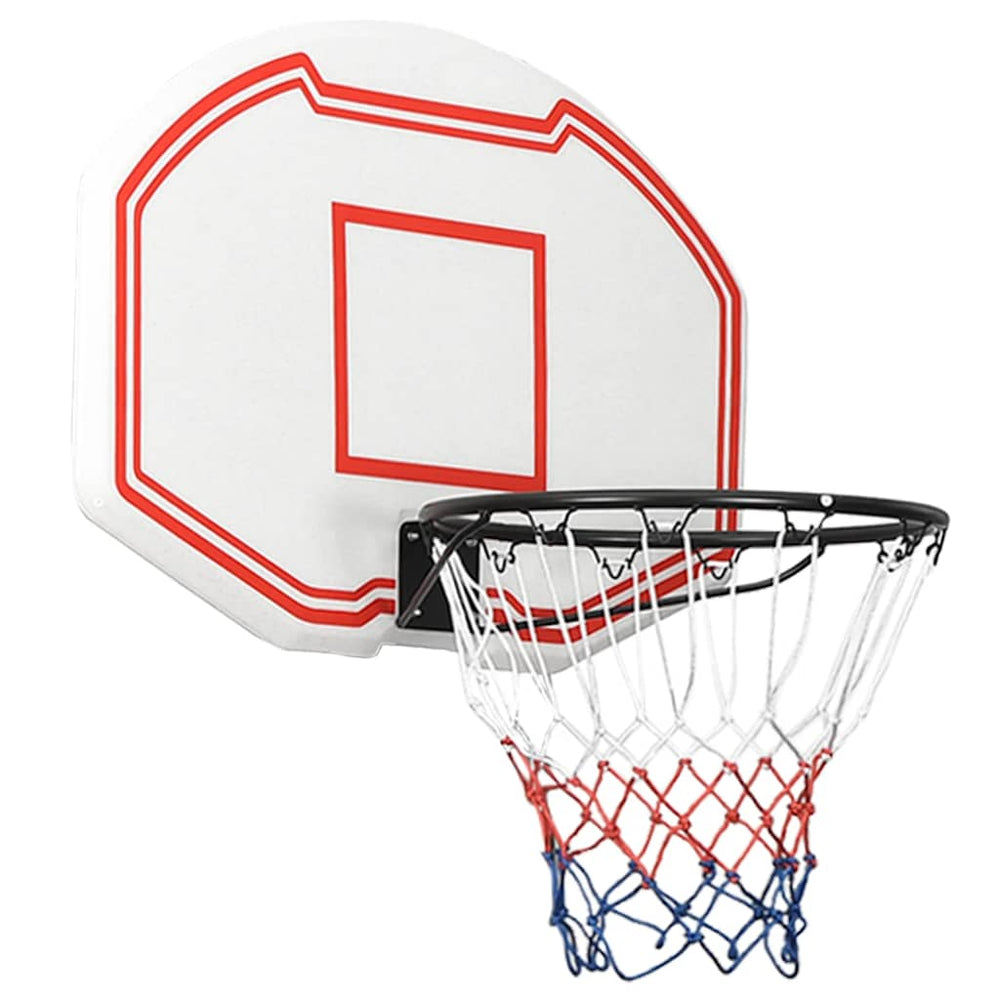 vidaXL Panier de basket-ball blanc 90x60x2 cm polyéthylène
