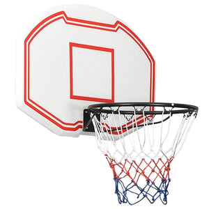 Basketballkorb Weiß Polyethylen 90x60 cm