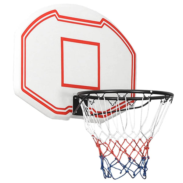 Basketballkorb Weiß Polyethylen 90x60 cm