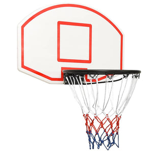 Basketballkorb Weiß Polyethylen 71x45cm