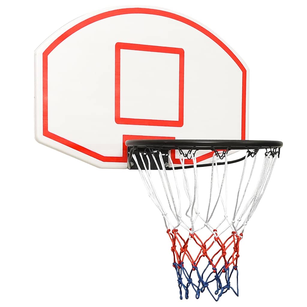Basketballkorb Weiß Polyethylen 71x45cm