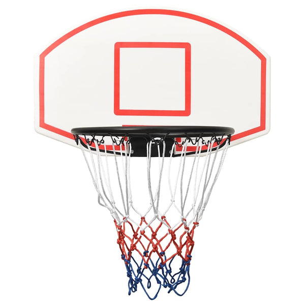 Basketballkorb Weiß Polyethylen 71x45cm