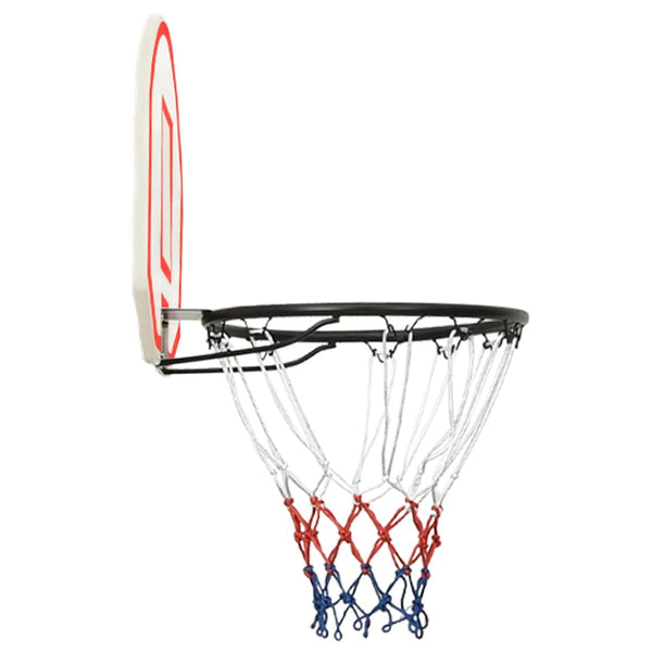 Basketballkorb Weiß Polyethylen 71x45cm