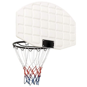 Basketballkorb Weiß Polyethylen 71x45cm