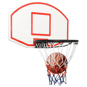 Basketballkorb Weiß Polyethylen 71x45cm