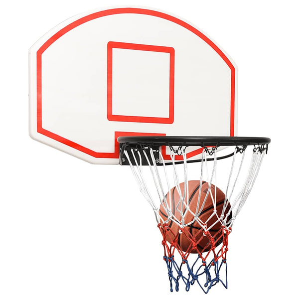 Basketballkorb Weiß Polyethylen 71x45cm