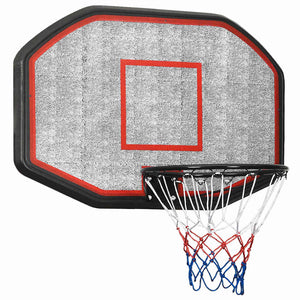Schwarzes Basketballbrett 109x71 cm