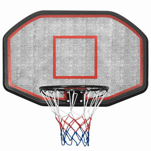 Schwarzes Basketballbrett 109x71 cm
