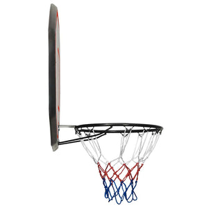 Schwarzes Basketballbrett 109x71 cm
