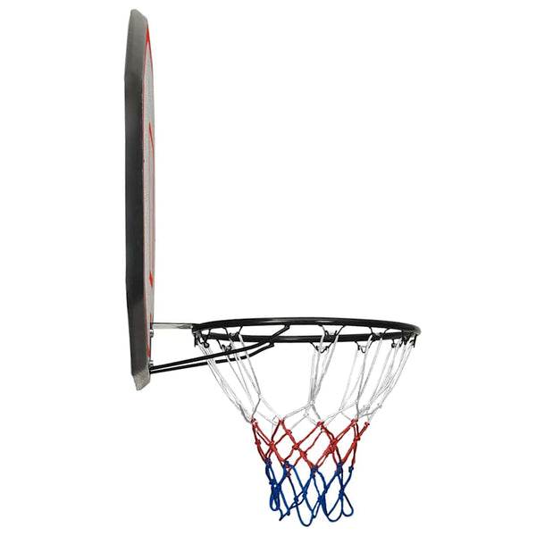 Schwarzes Basketballbrett 109x71 cm